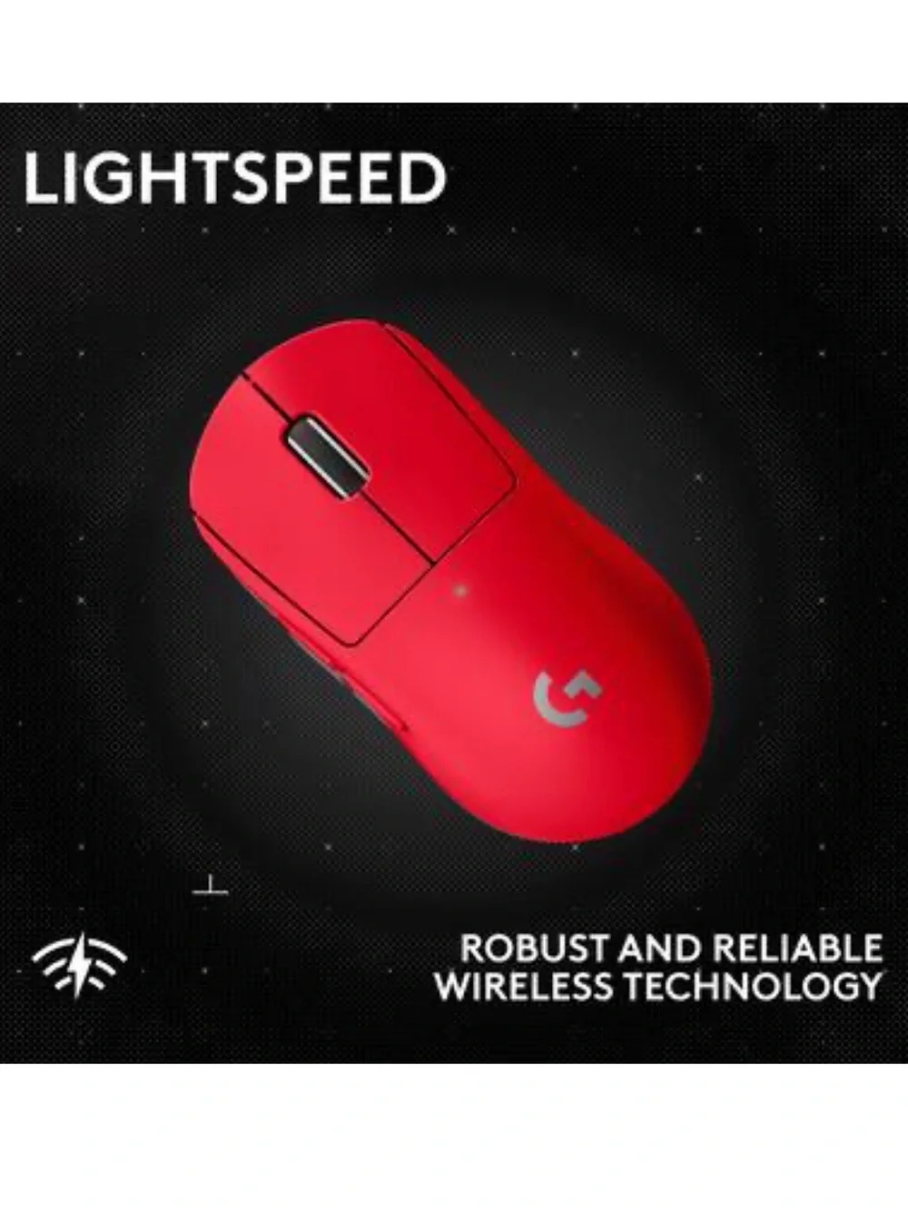 Logitech Pro X SuperLight Limited Edition Red Wireless Gaming Mouse